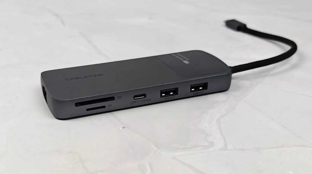 USB-C концентратор Cabletime 10-в-1: