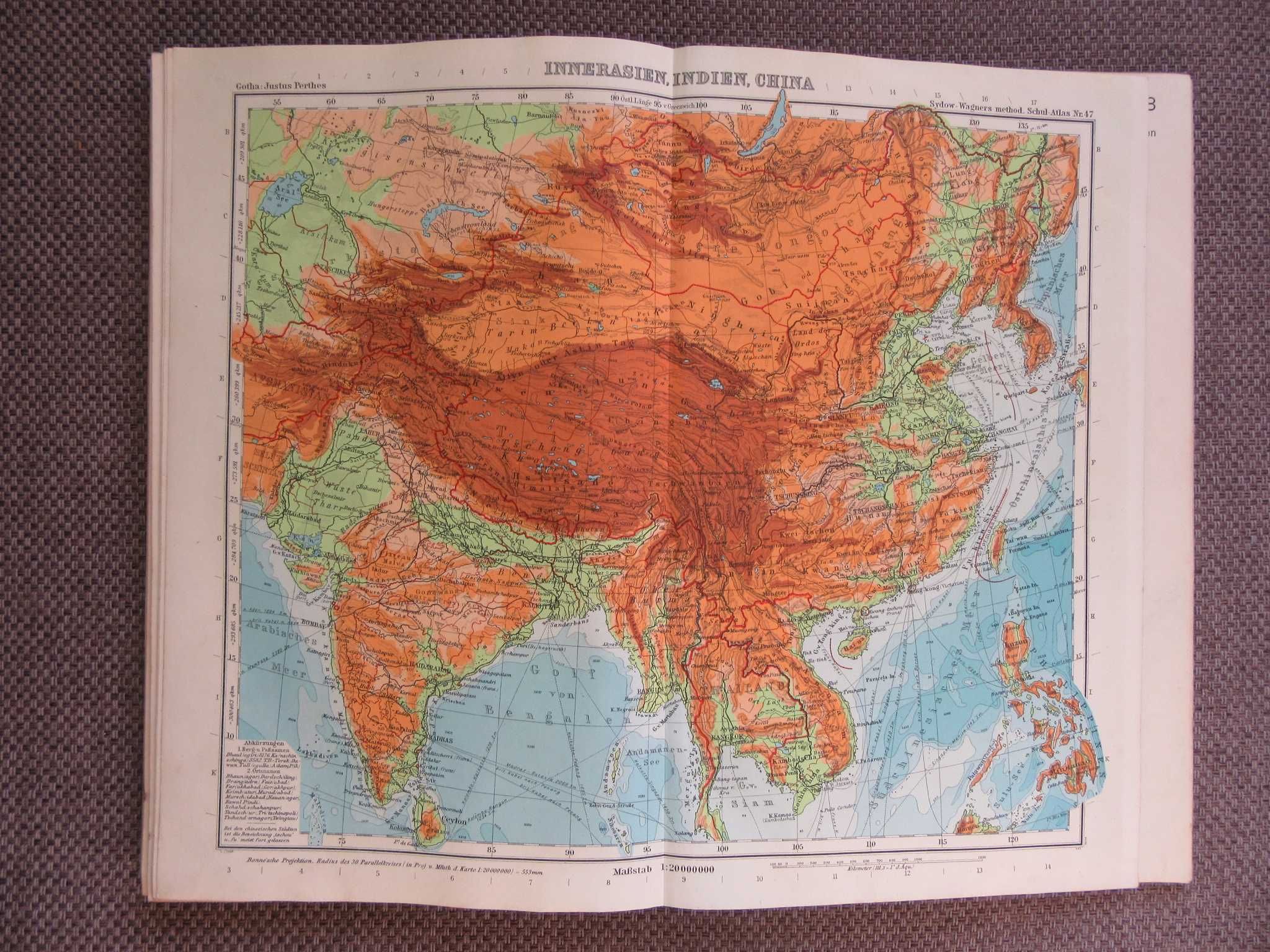 Sydow-Wagners methodischer Schul-Atlas z 1943r