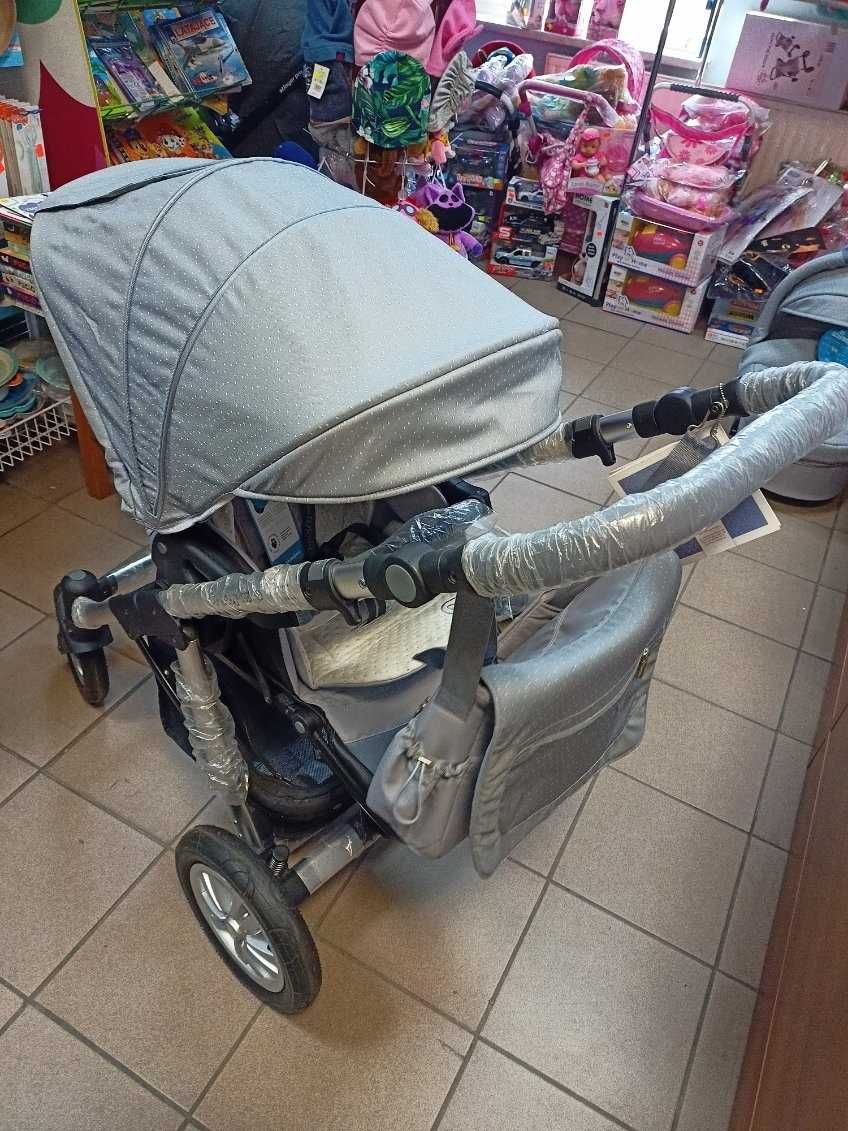 Wózek głęboko-spacerowy DOTTY 07 BabyDesign 2w1