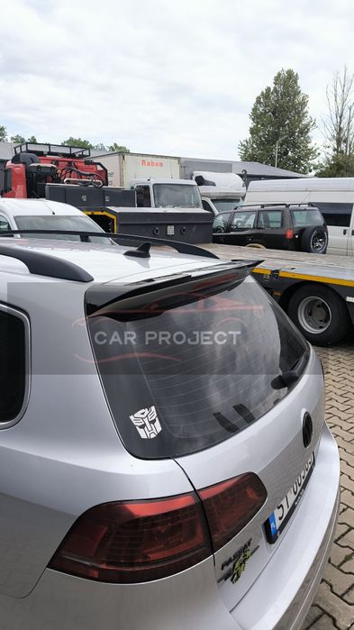 VW Passat B7 Tylna Lotka Spoiler Tył Kombi Czarny Połysk