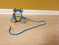 Zabawka Fisher Price zwierzątko do ciągnięcia myszka, obrotowe zębatki