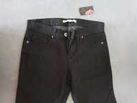 Nowe spodnie Forever 21 jeans czarny dzwony 26 S XS