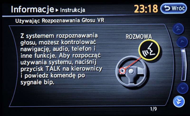 INFINITI X9 security code odblokowanie