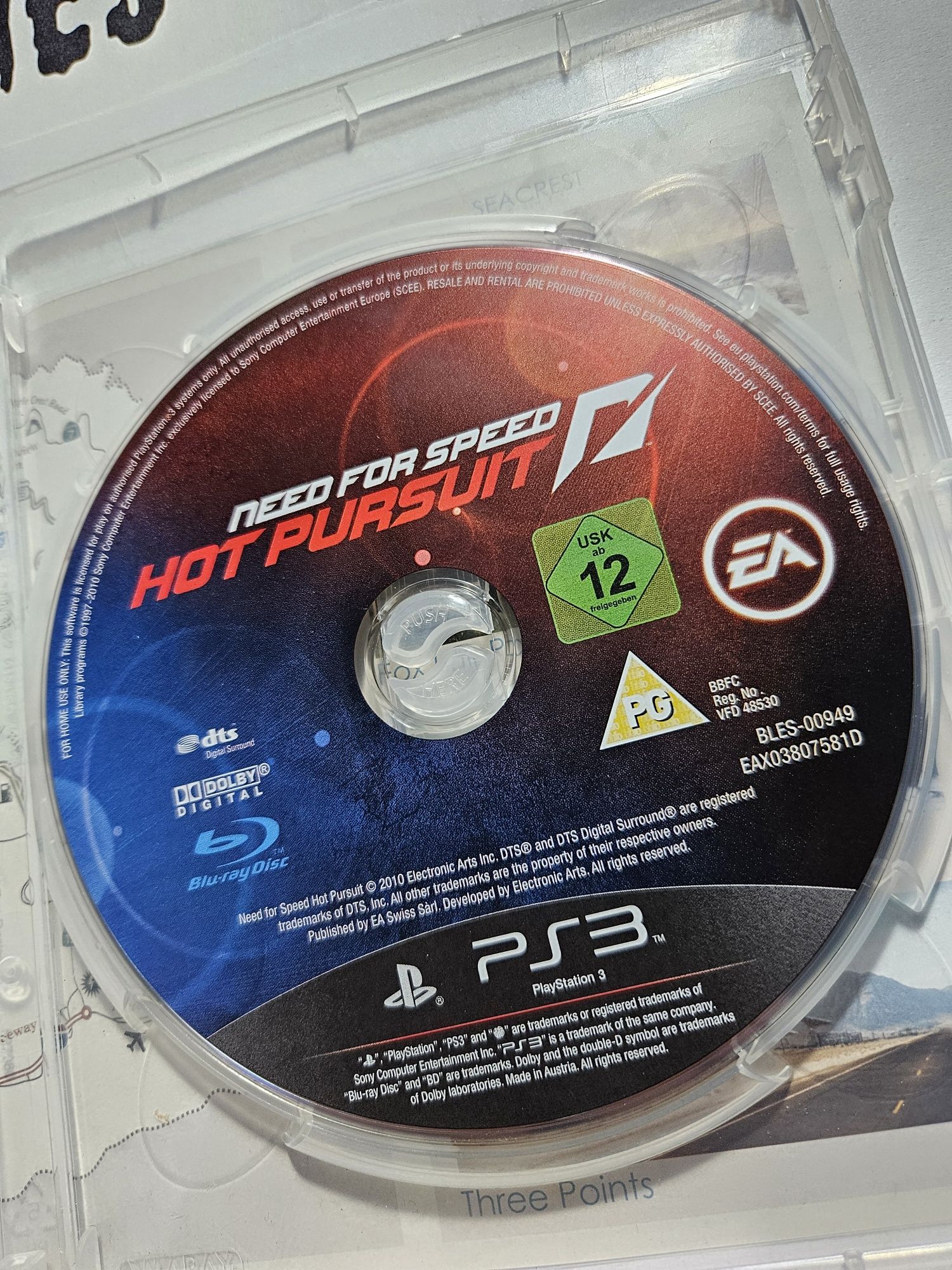 Need for Speed Hot Pursuit Ps3 Playstation 3 NFS