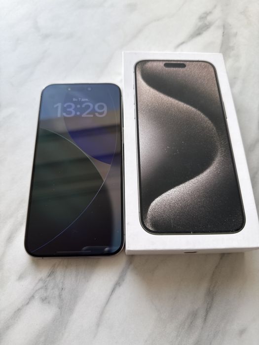 Iphone 15 Pro max, 256 gb, natural titanium