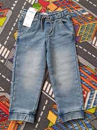 Spodnie jeansy jeansowe joggery r 98 Sinsay nowe