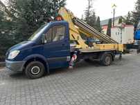 Usługi, wynajem podnośnika, zwyżka do 21 m, 130zł/h