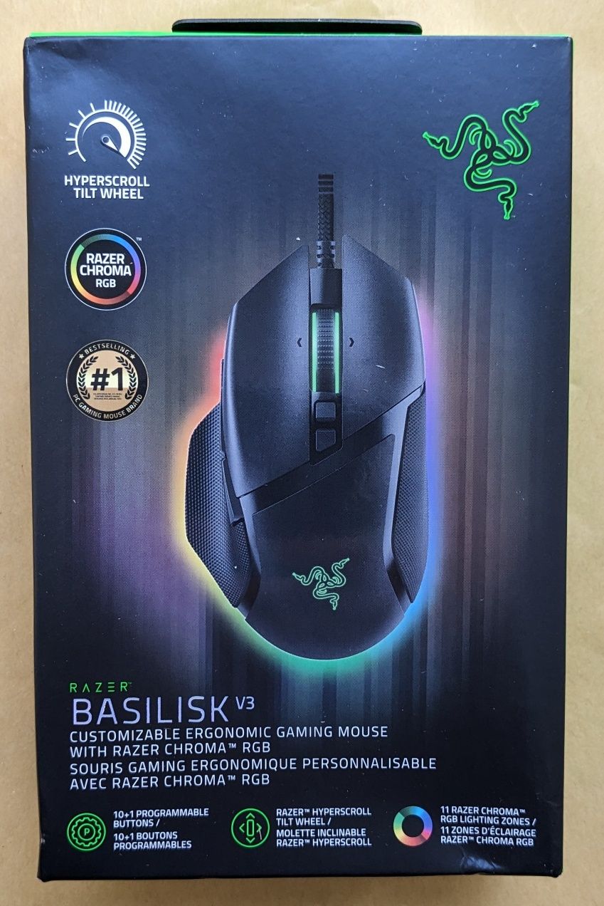Игровая мышь Razer Basilisk v3 Новая!
