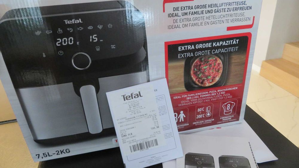 AirFryer Tefal 7,5 l na gwarancji stan b.dobry