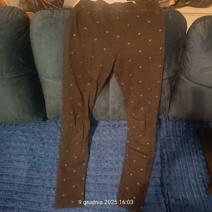 Leginsy h&m 146 czarne