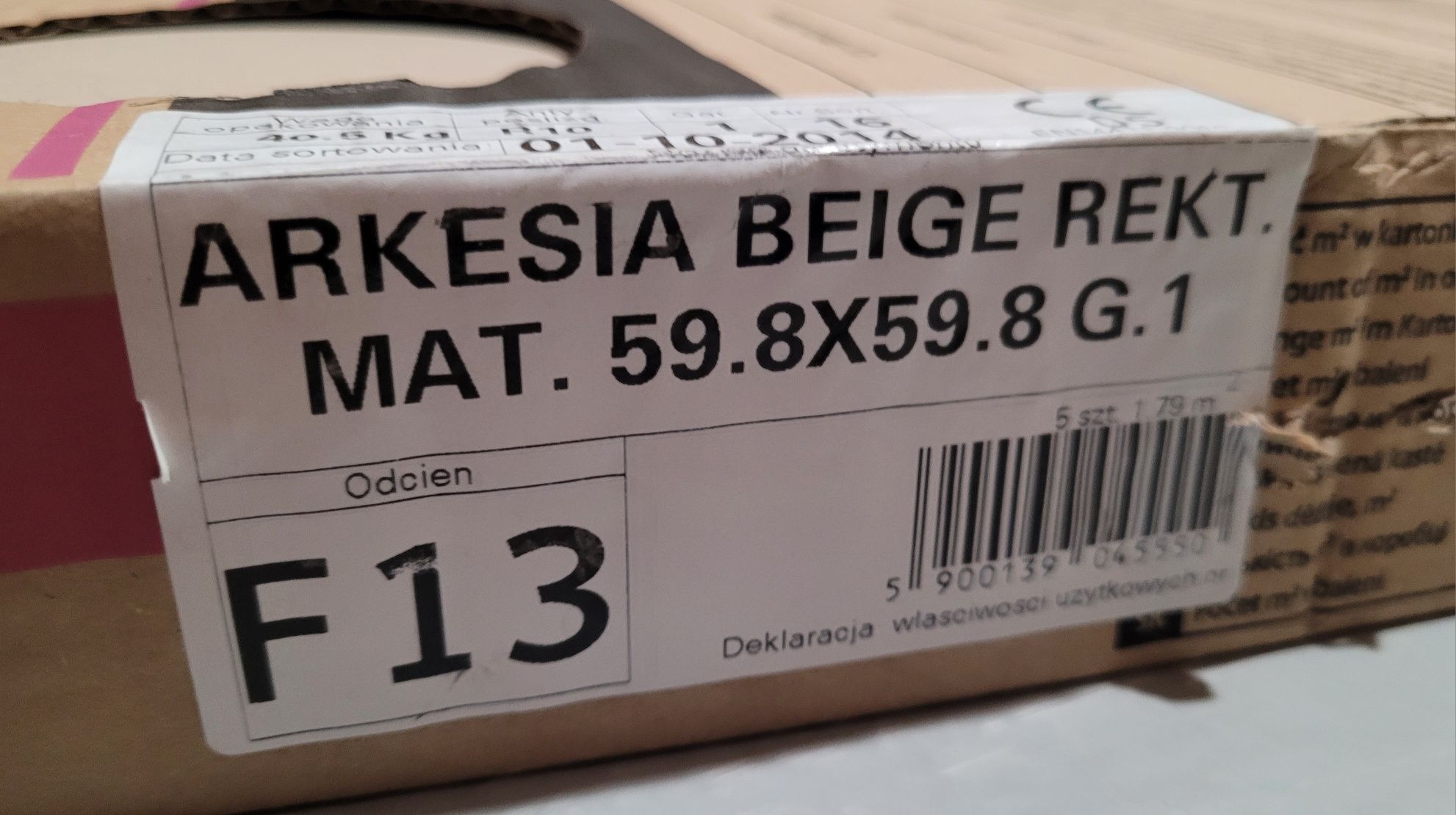 Paradyż Arkesia beige gres rekt. mat. 59,8x59,8 cm - płytka podłogowa