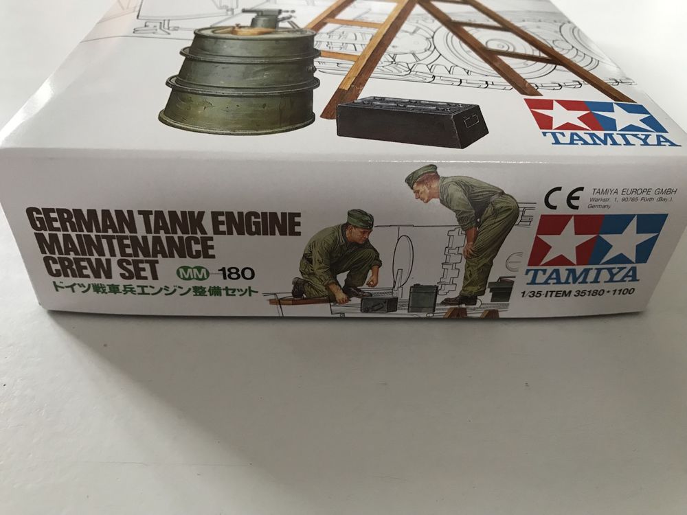Figurki mechanik czołgu akcesoria modelarskie Tamiya 35180