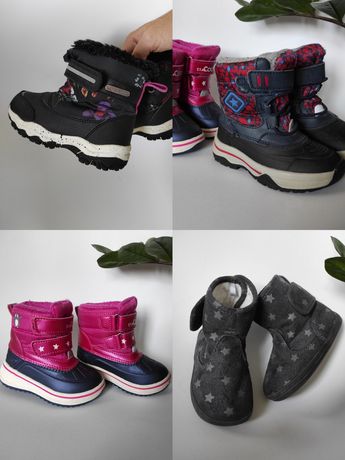 Ботинки ботінки черевики зима осінь h&m дутіки чорні 23 24 розмір