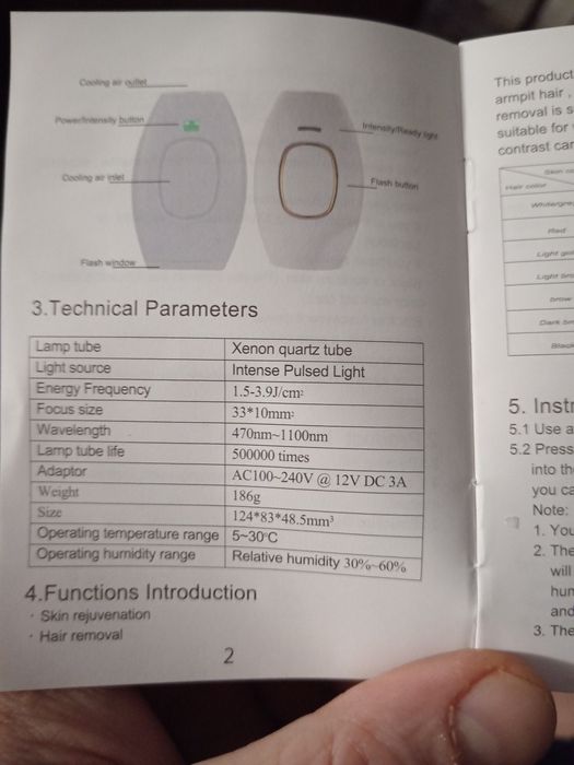 Новый женский фото эпилятор