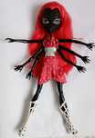 Nowa lalka Spider doll, czerwona pajęczyca bjd