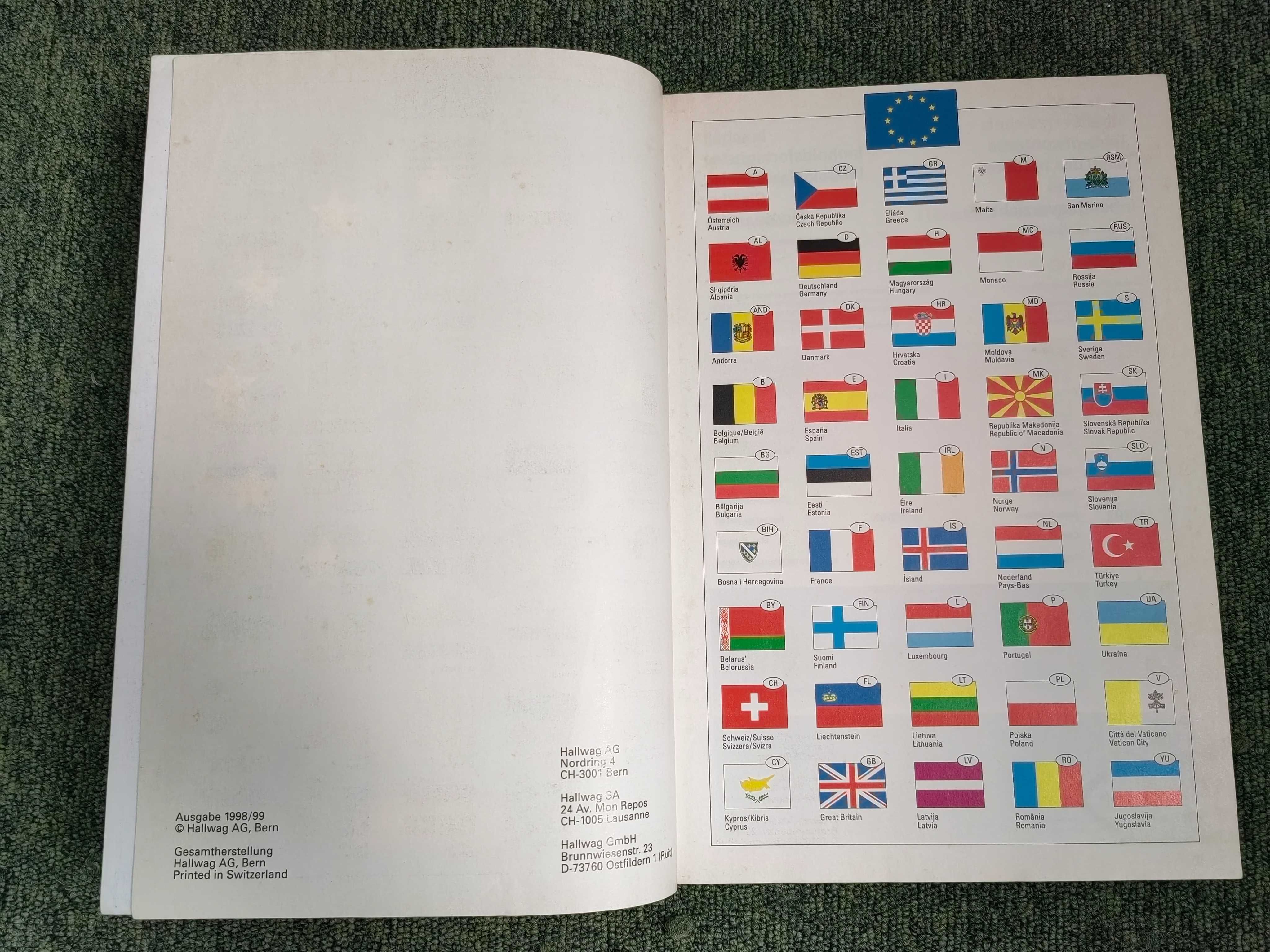 Atlas Europa, edição 1998/99 da Turinta