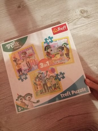 Trefl Puzzle 'the Treflik family' 3w1 nowe oryginalnie zapakowane