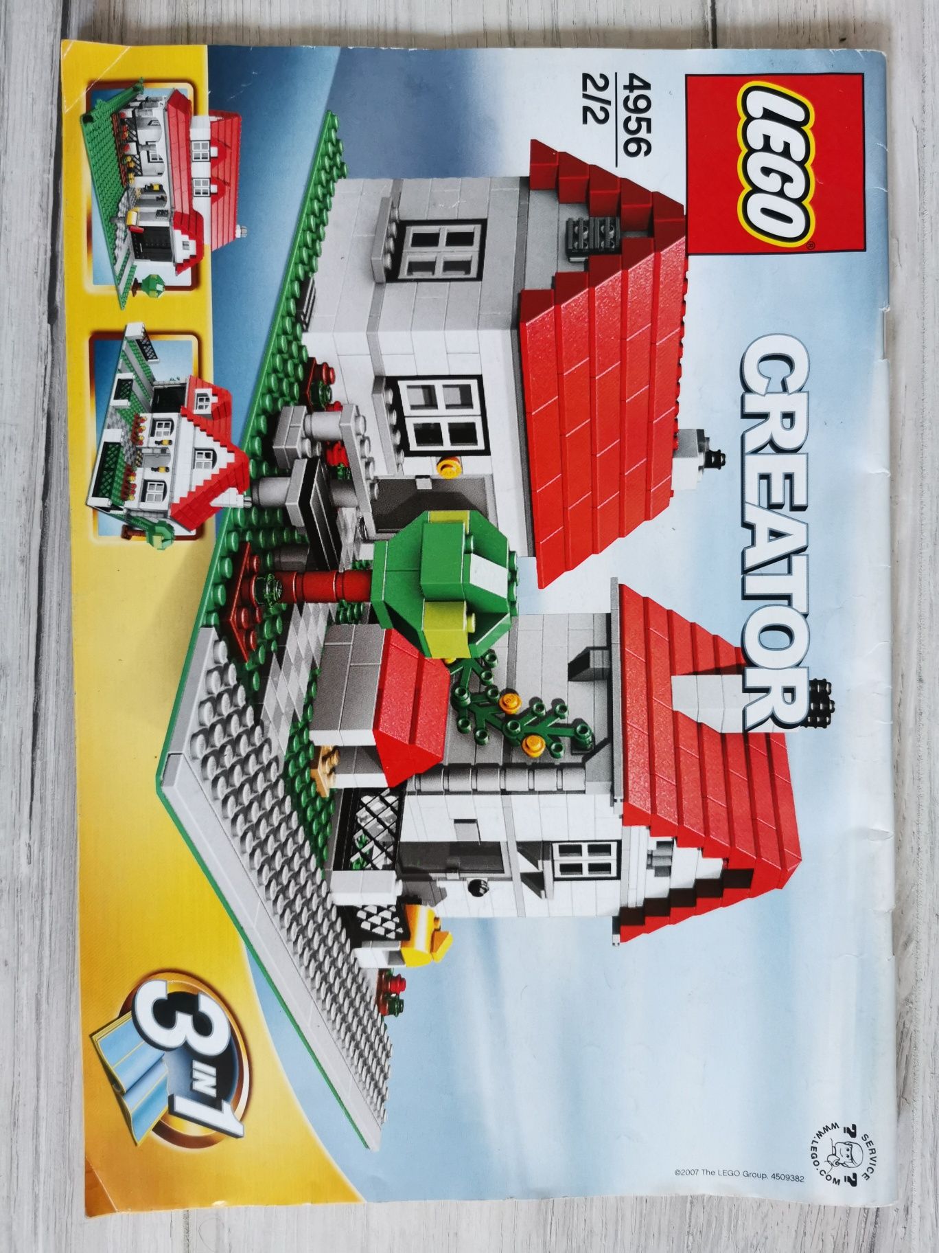 Lego Creator 4956 Dom oraz 3177 City Mały samochód kompletne unikat