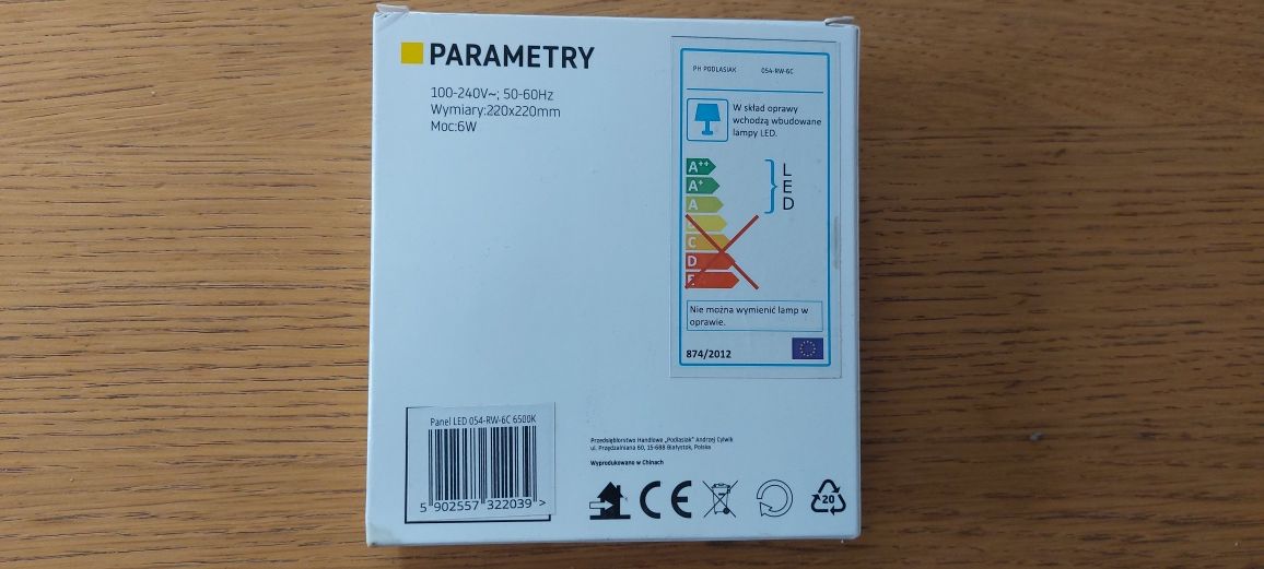 Lampy ledowe moc 6W