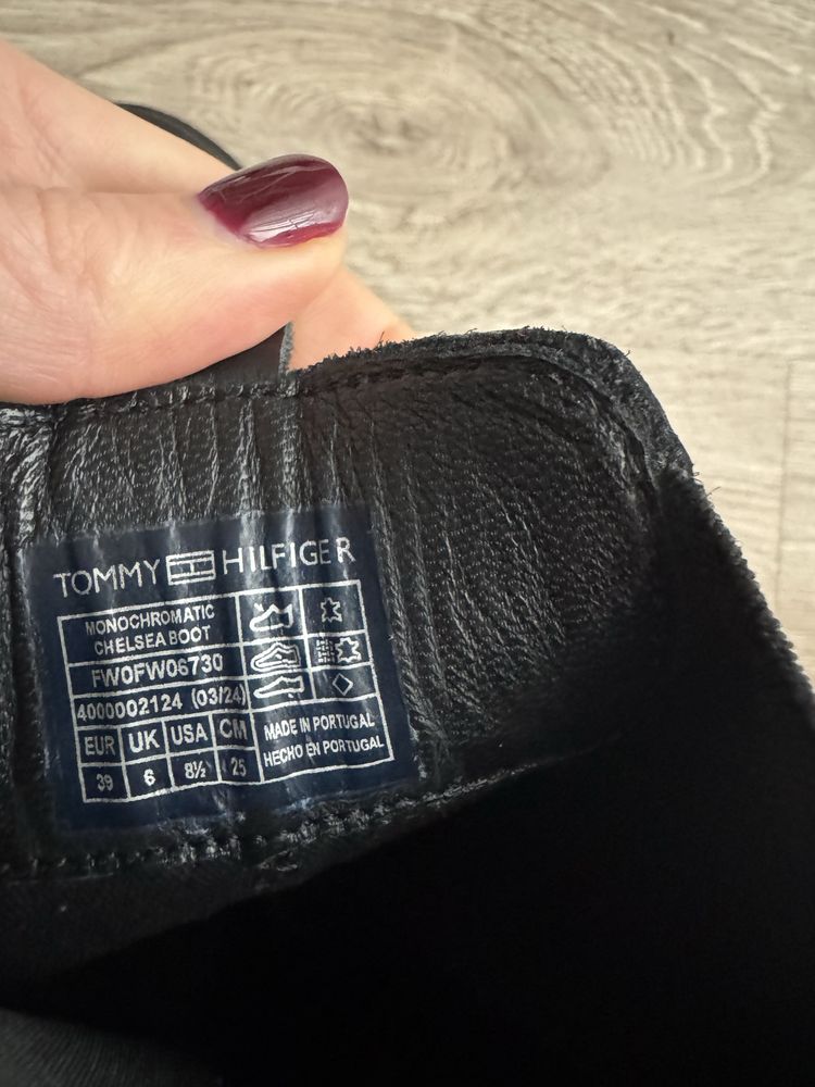Tommy Hilfiger челсі р. 39 (оригінал) шкіряні ботінки