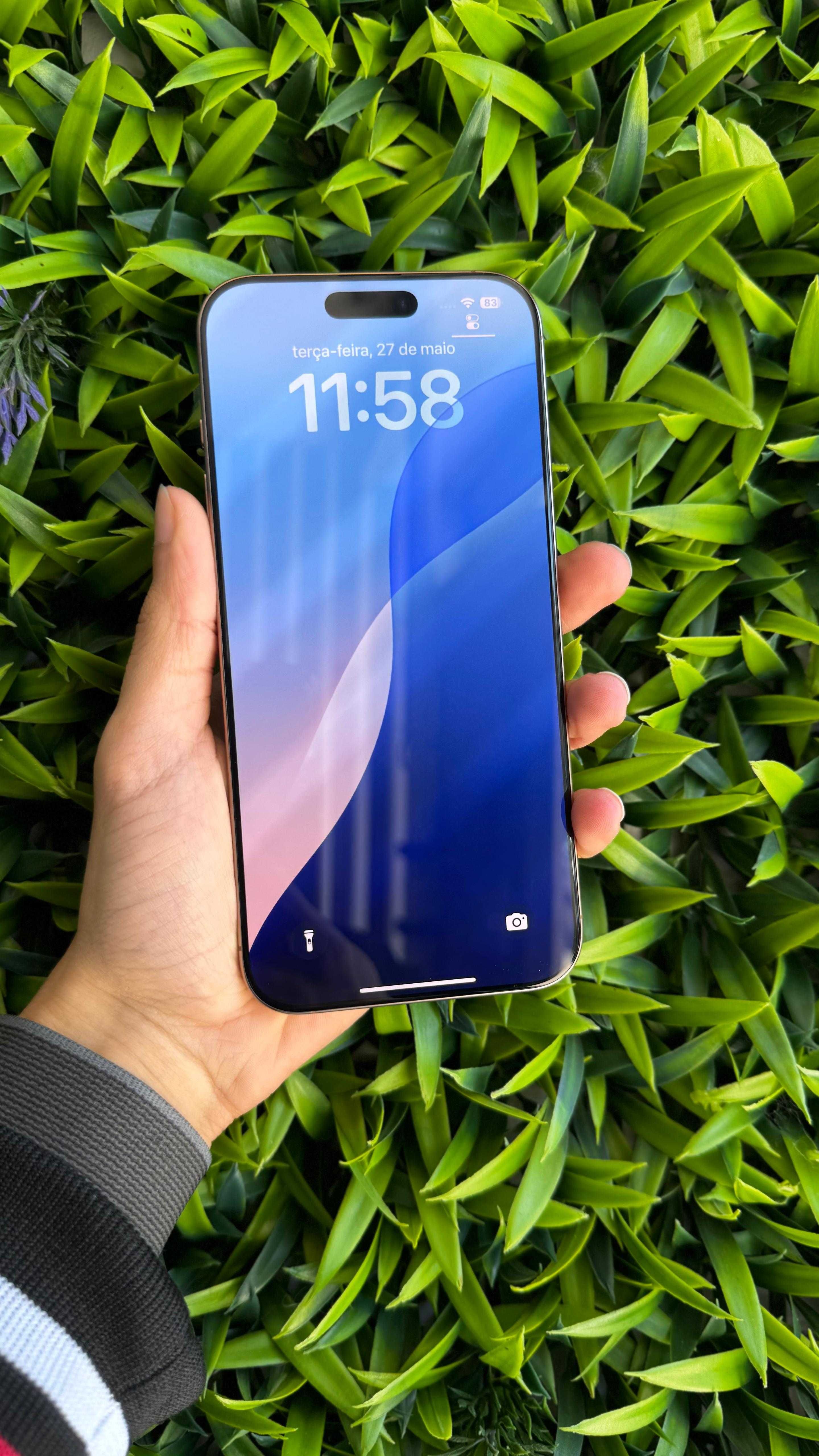 iPhone 16 Pro Max 256GB 6.9″ Bateria 100% Titânio Deserto - Loja Ovar