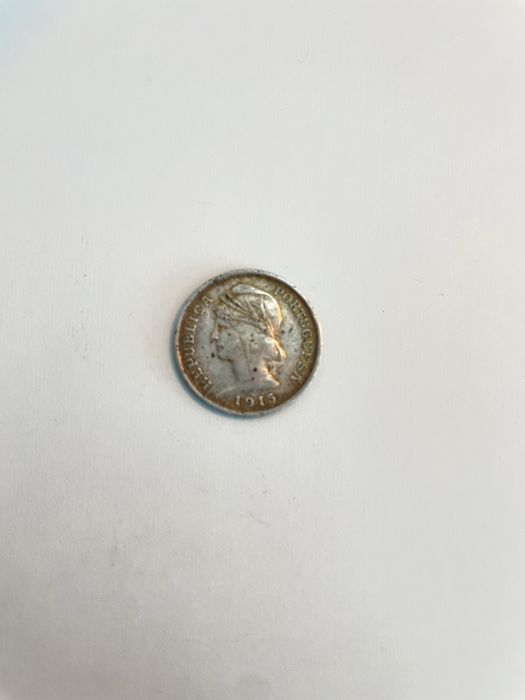 Moeda 10 centavos 1915 - Prata