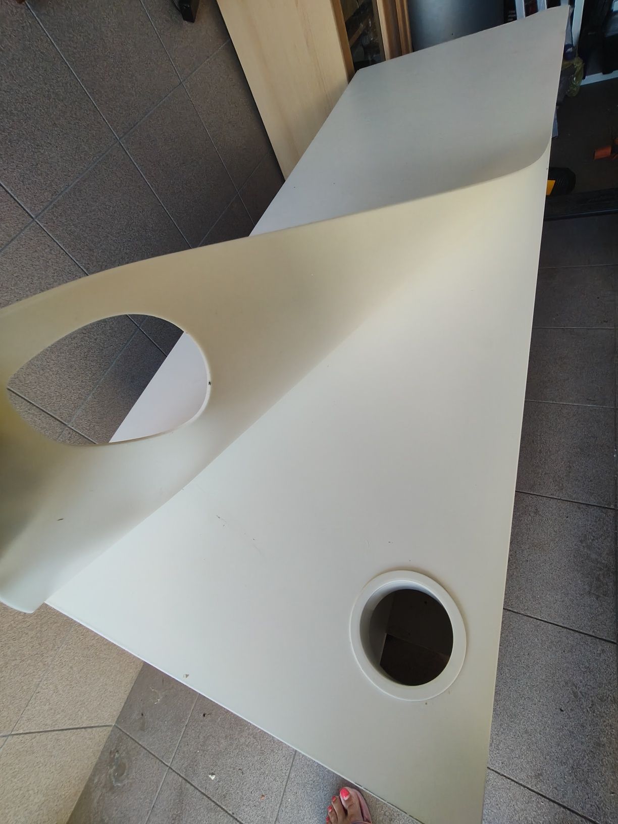 Biurko podwójne Ikea Micke gratis wkład do szuflady