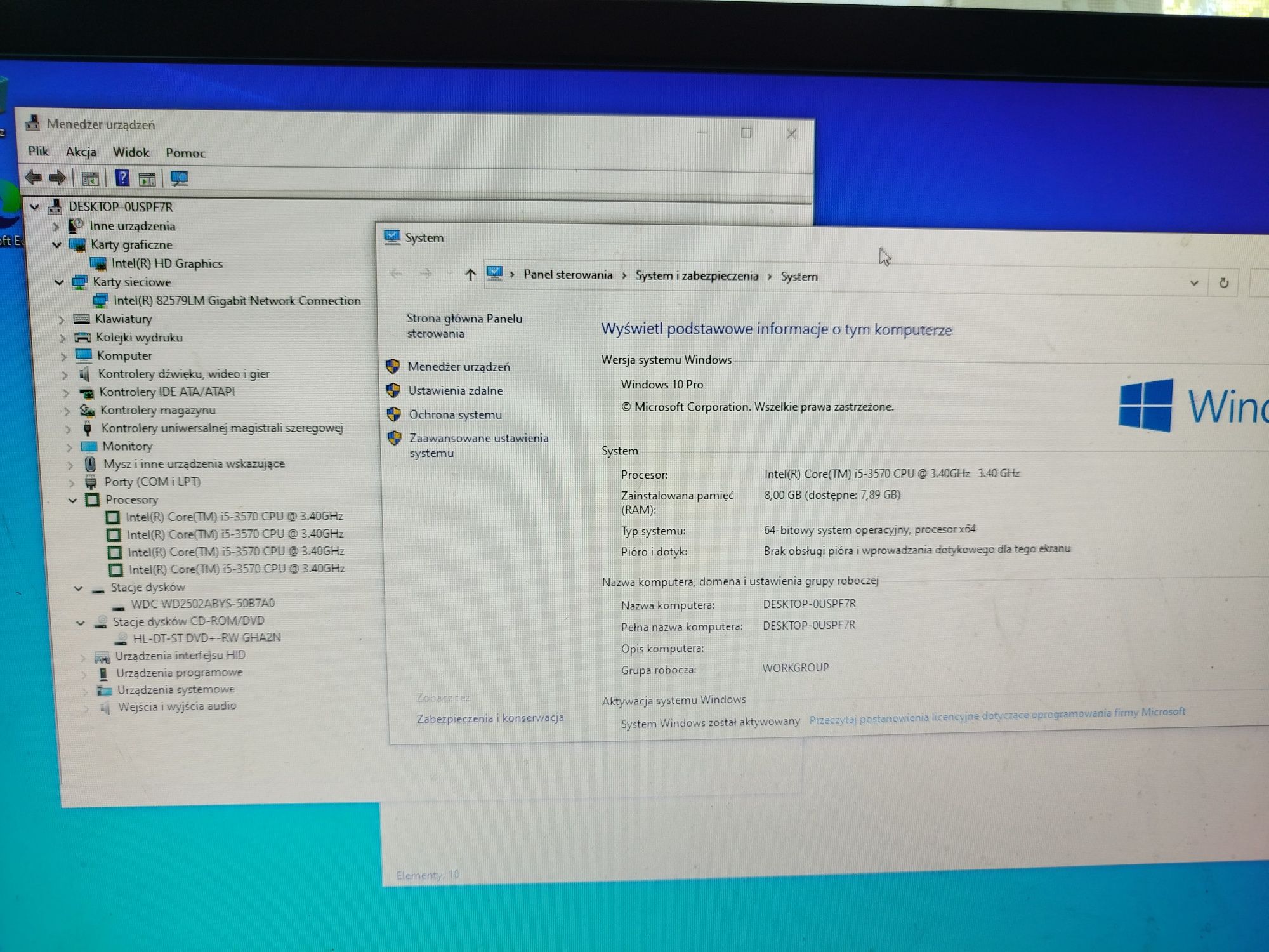 Komputer stacjonarny Dell optiplex 7010