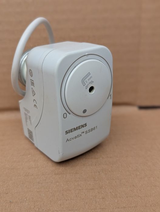 Siemens Acvatix SSB61, клапан зонального регулювання, вживаний