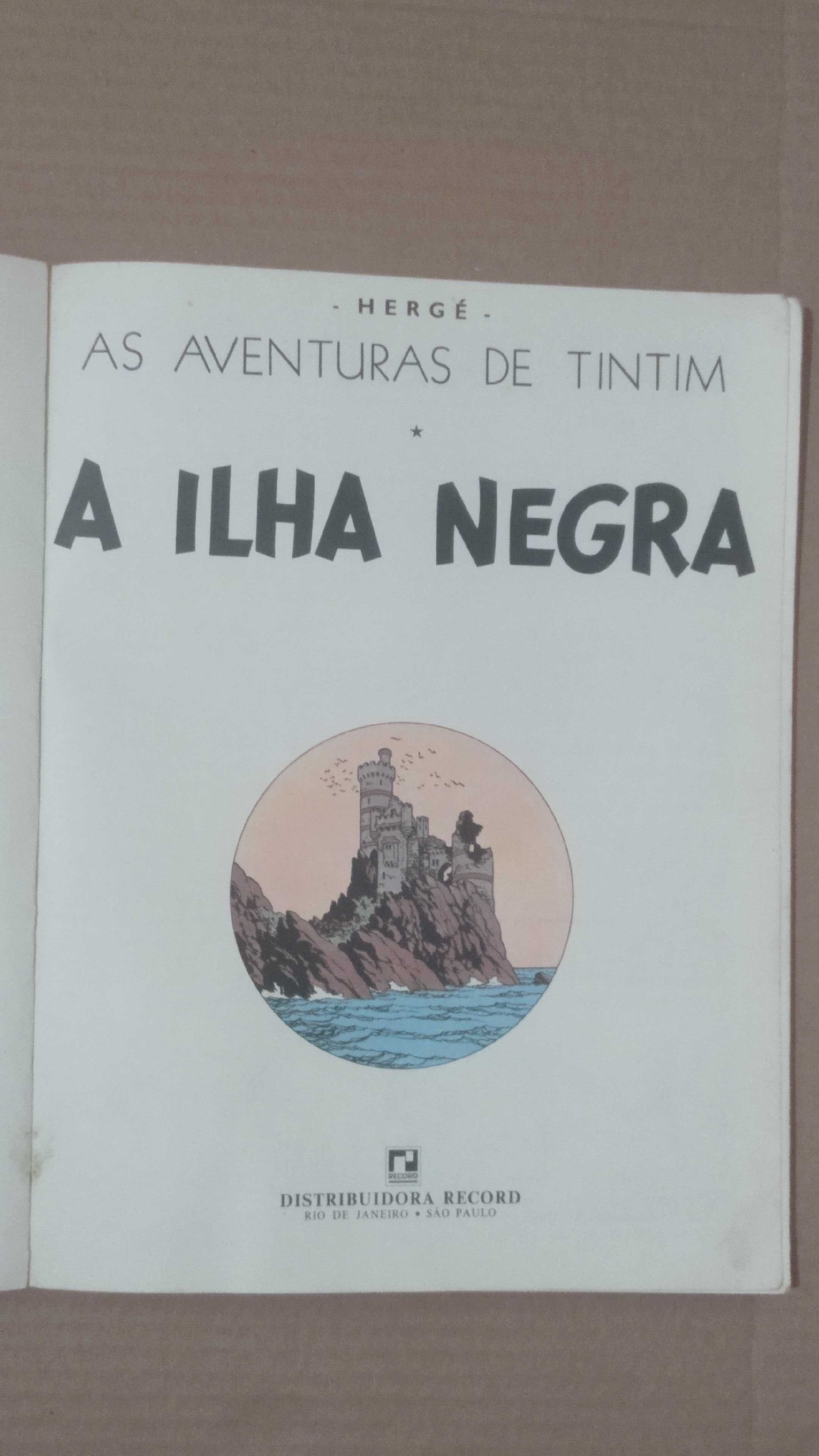 Banda Desenhada "As Aventuras de Tintim - 4"