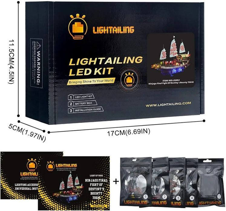 Набір світильників для LEGO NINDJAGO  ніндзяго, хризантеми (2 набори)