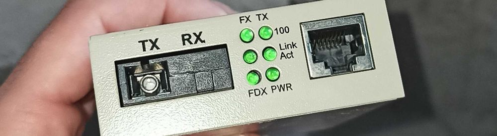 Медіаконвертер Fiber/T Transceiver