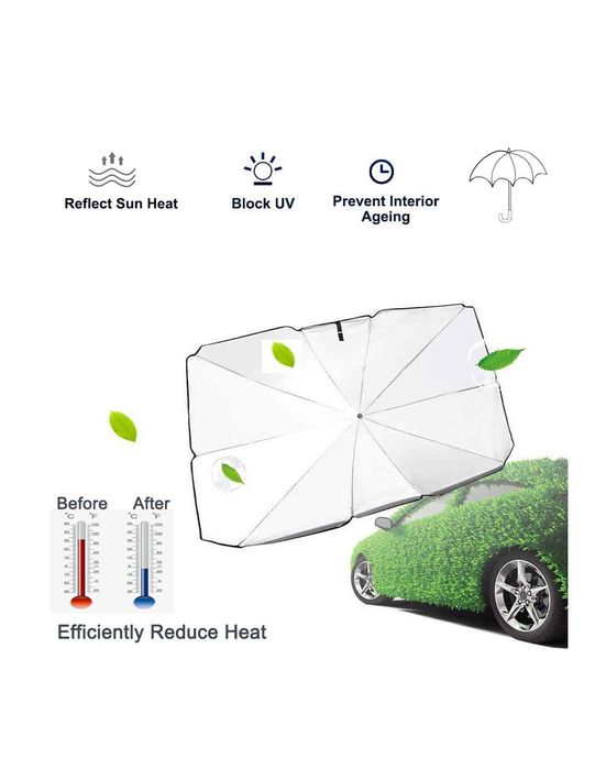 Guarda Sol Dobrável Para Carro