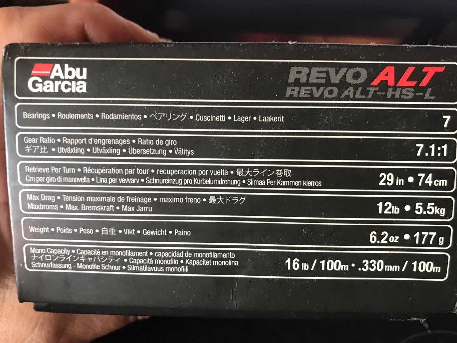 Катушка Abu Garcia Revo ALT