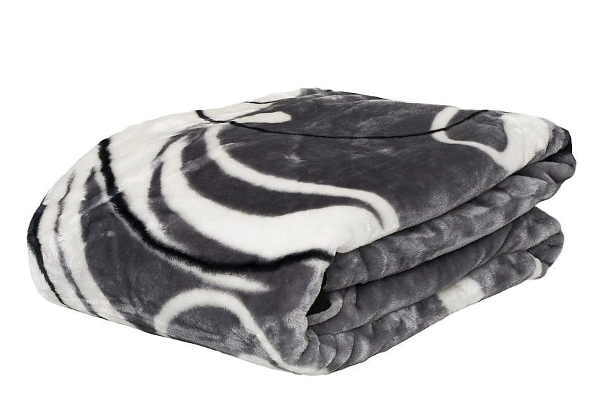 Koc AKRYLOWY Kolorowy narzuta na łóżko pled 160x210 ciepły puszysty