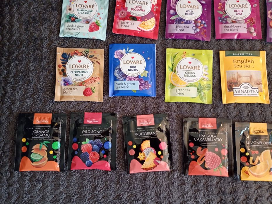 Saszetki z herbatą. Herbata 29 szt. zestaw 2