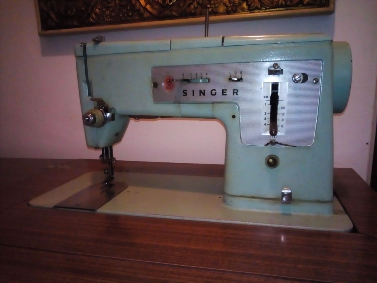 Maquina costura singer ano 1966