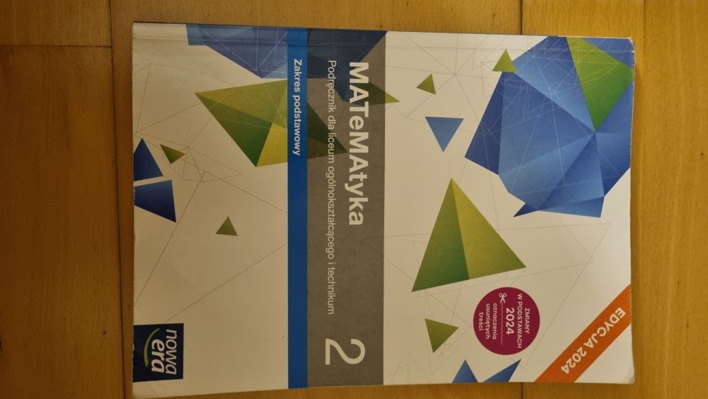 Matematyka 2 Nowa Era edycja 2024