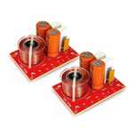 2 sztuk 2 Way 80W Diy głośnik filtr obwodu Treble