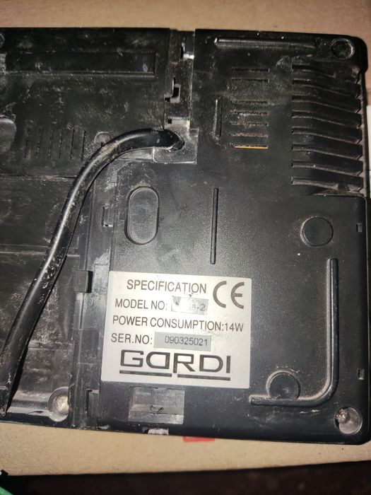 Видеодомофон GARDI NOTA-2 в хорошем рабочем состоянии