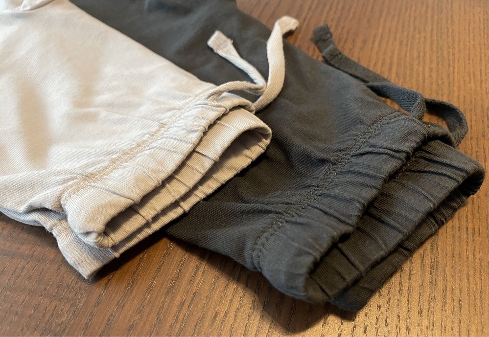 Spodnie bawełniane getry legginsy H&M r.62