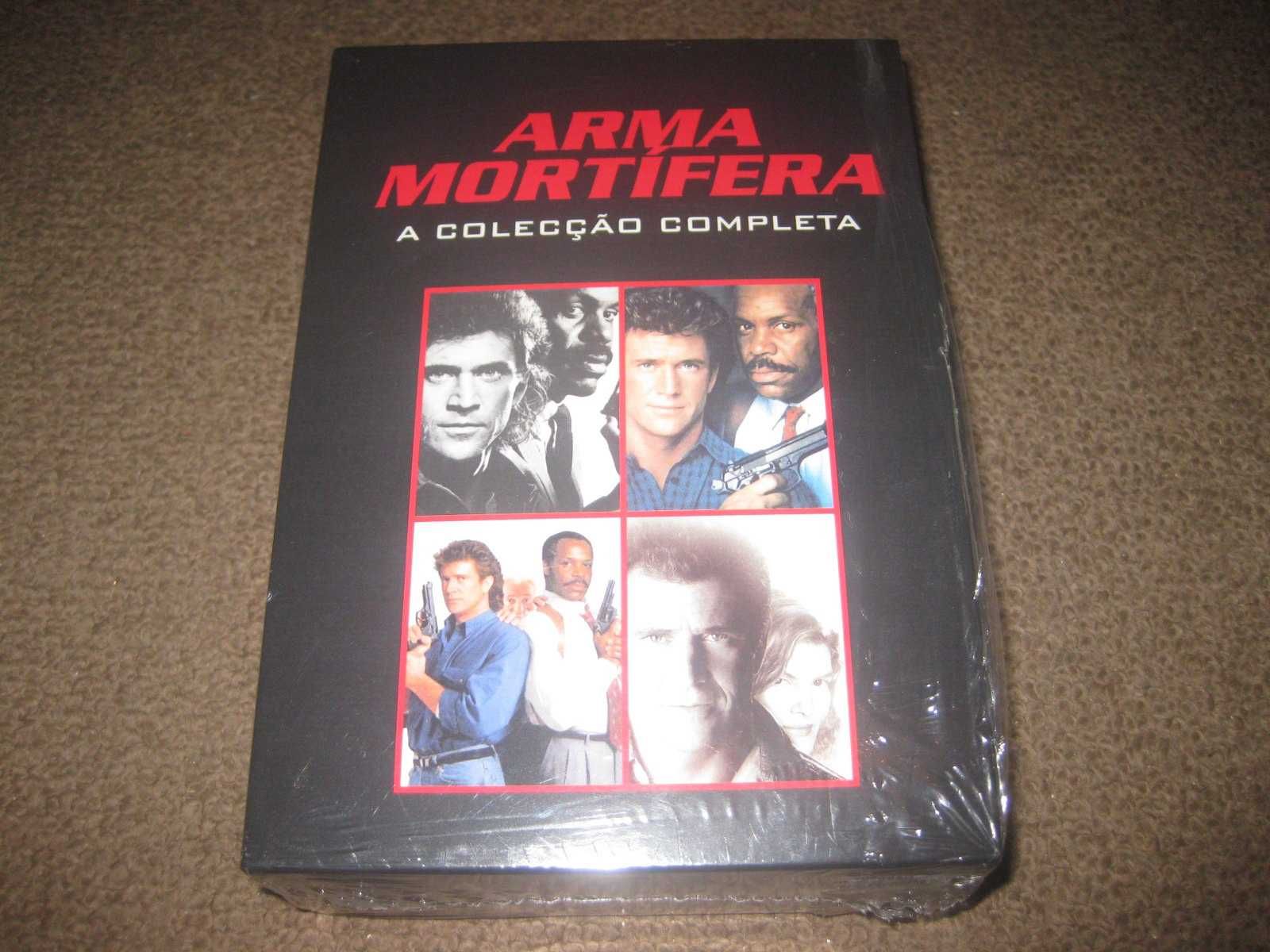 Colecção Completa em DVD "Arma Mortífera" Selados!