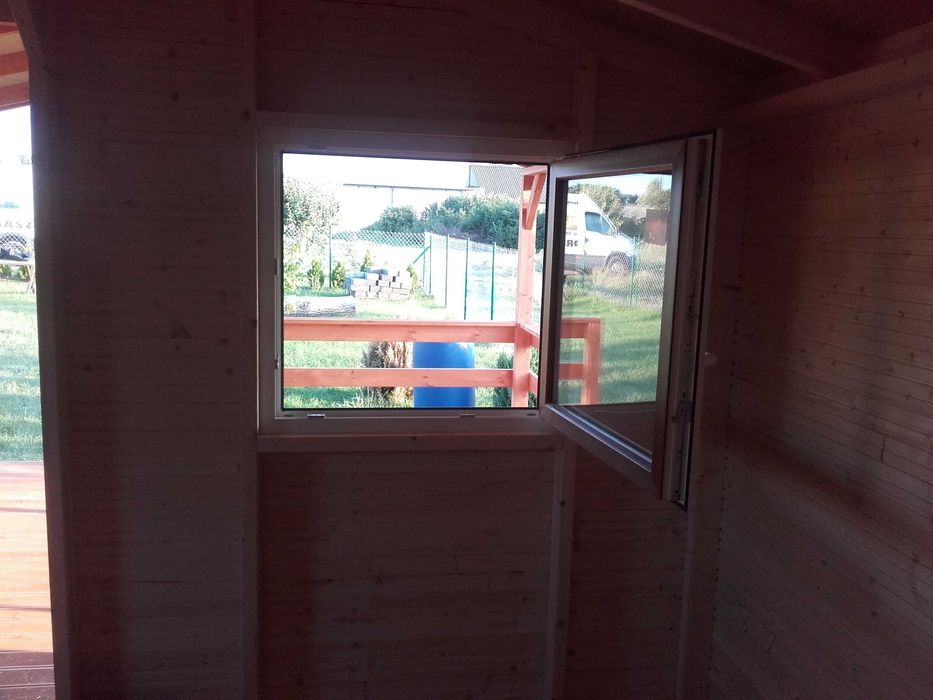 domek drewniany letniskowy Marian28m2 MONTAŻ, DOJAZD GRATIS NA TEN ROK