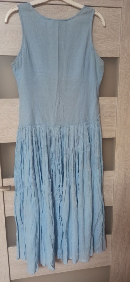 Sukienka błękitna - letnia .