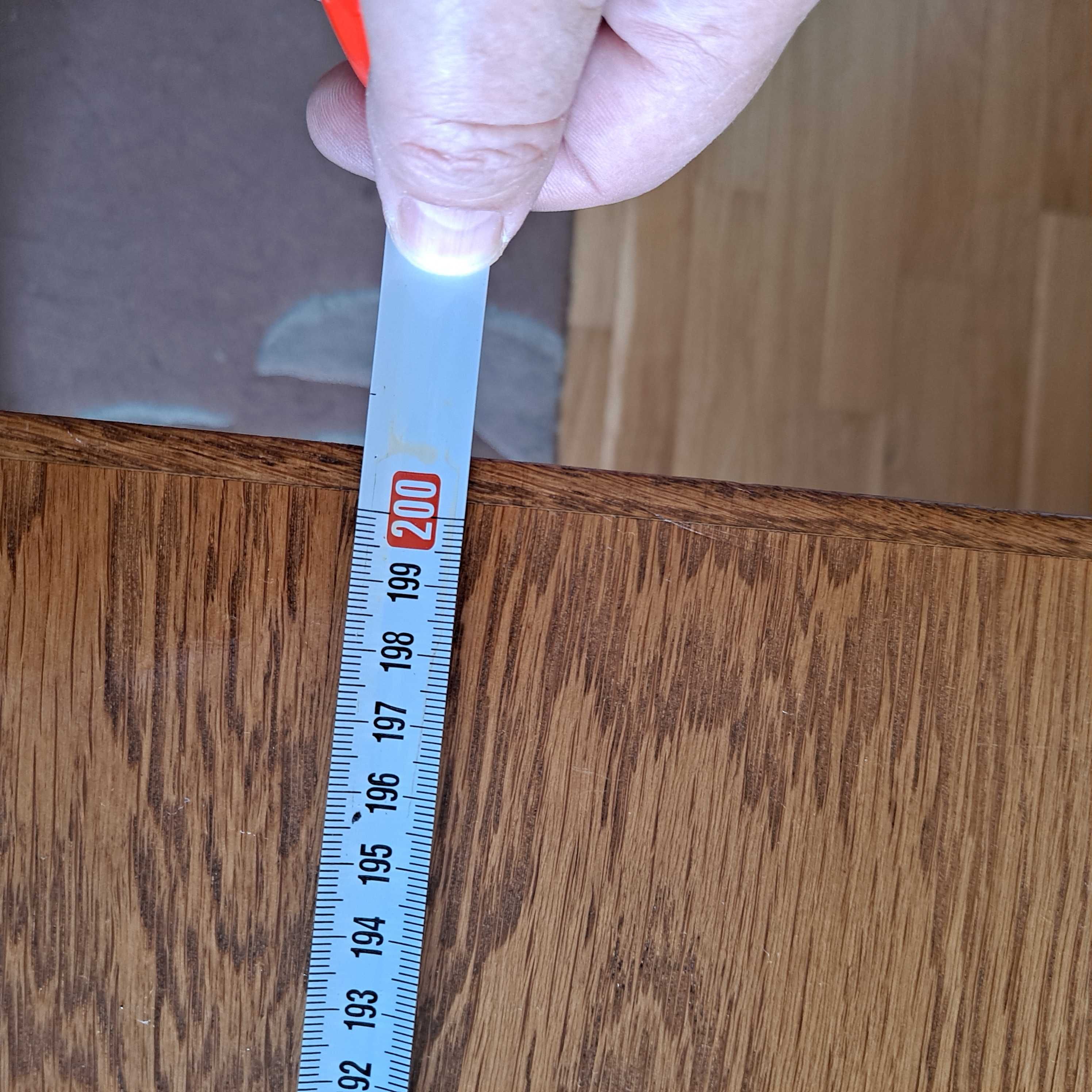 Stół dębowy 80x120 po rozłożeniu 200 solidny i mocny