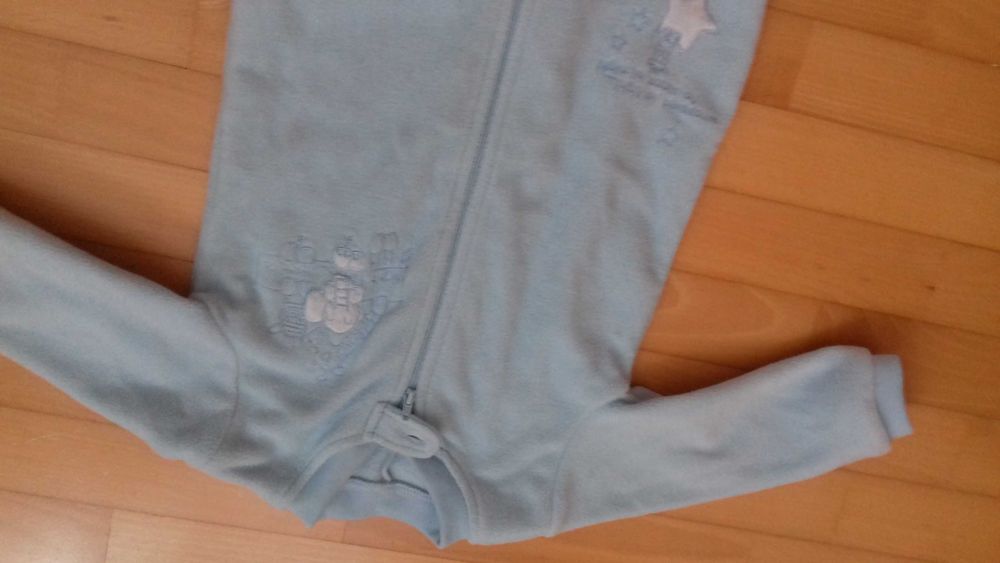 Ciepły pajacyk i body chłopięce  r.74/80