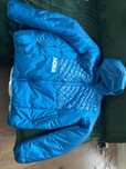 Hoka One One Unisex Synthetic Puffer Kurtkal Blue rozmiar L/XL