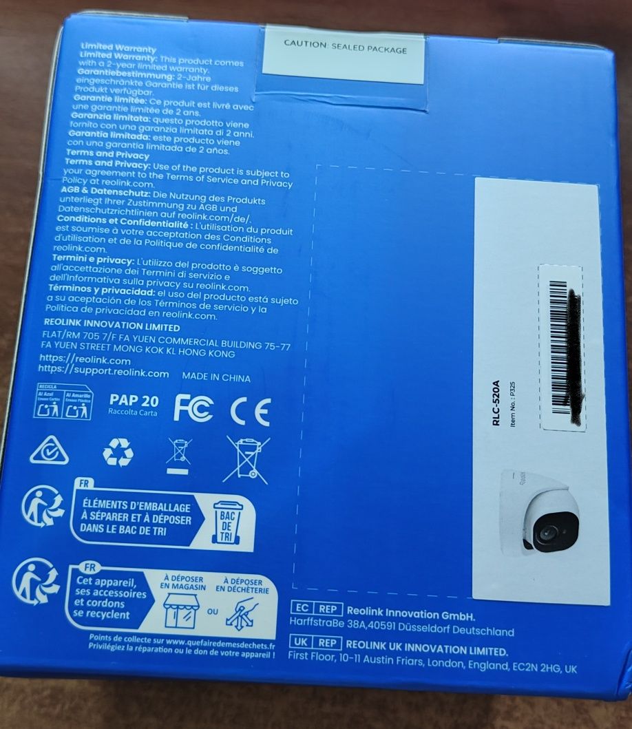 Камера ip Reolink Rlc 520a