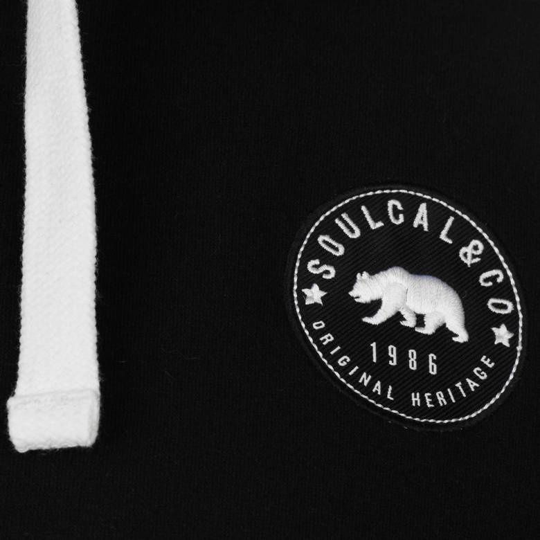 Толстовка, свитшот, худи на молнии с капюшоном SoulCal Navy Оригинал Х