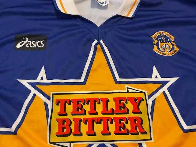 Koszulka rugby Leeds Rhinos Rugby League Asics 1996 rozmiar M